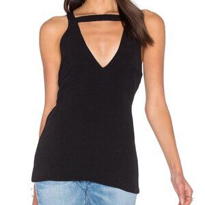 Stone Cold Fox Black Hanae Deep V Tank